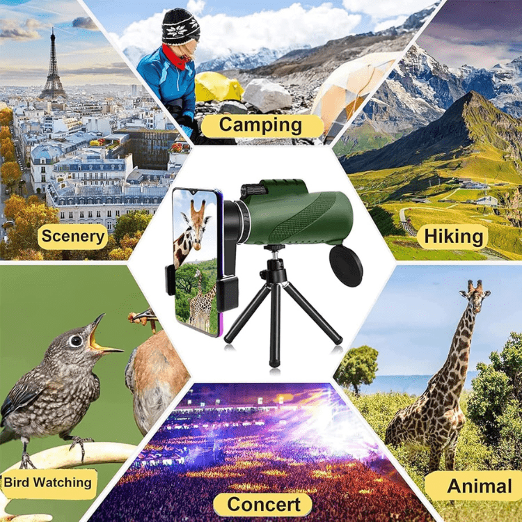 Monoculaire HD pour observation en extérieur