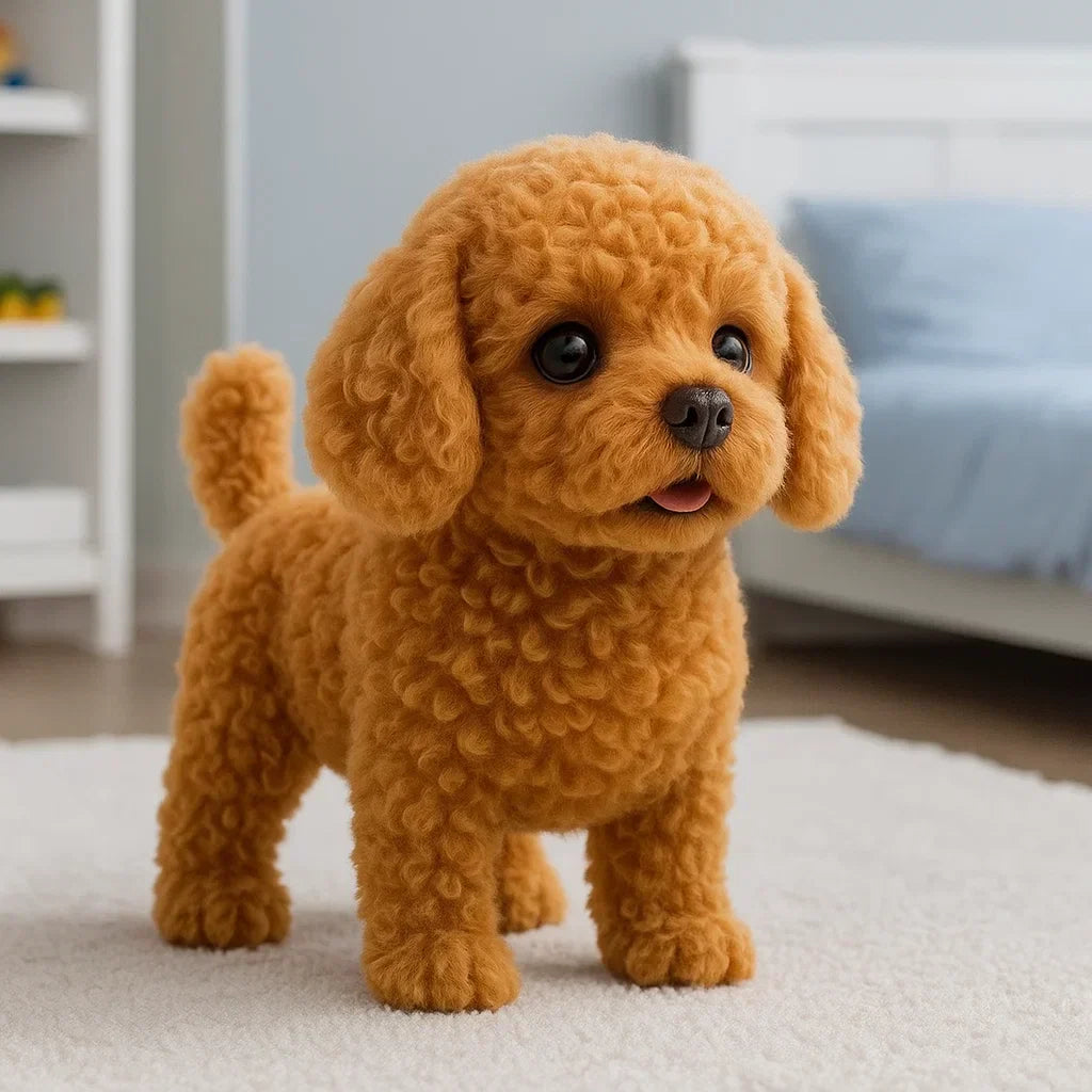 Jouet en peluche chien interactif
