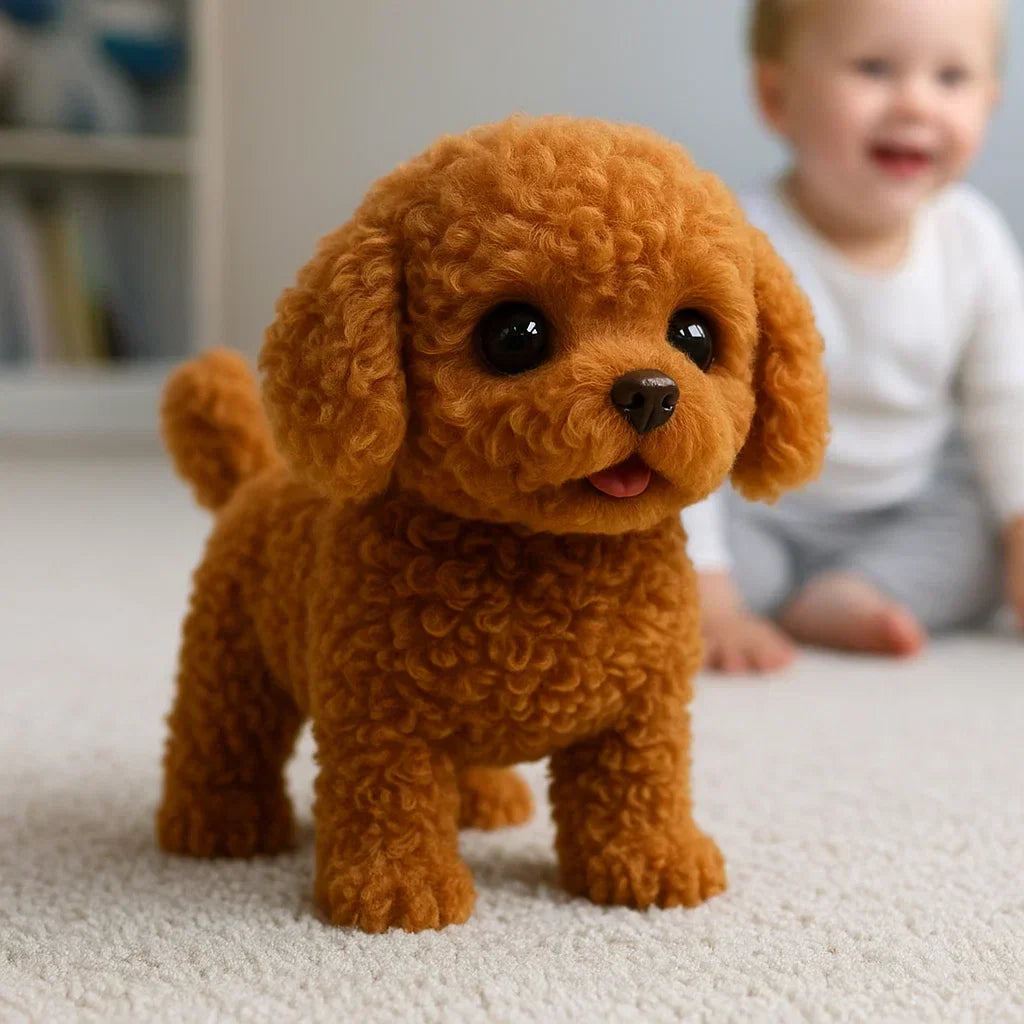 Jouet en peluche chien interactif