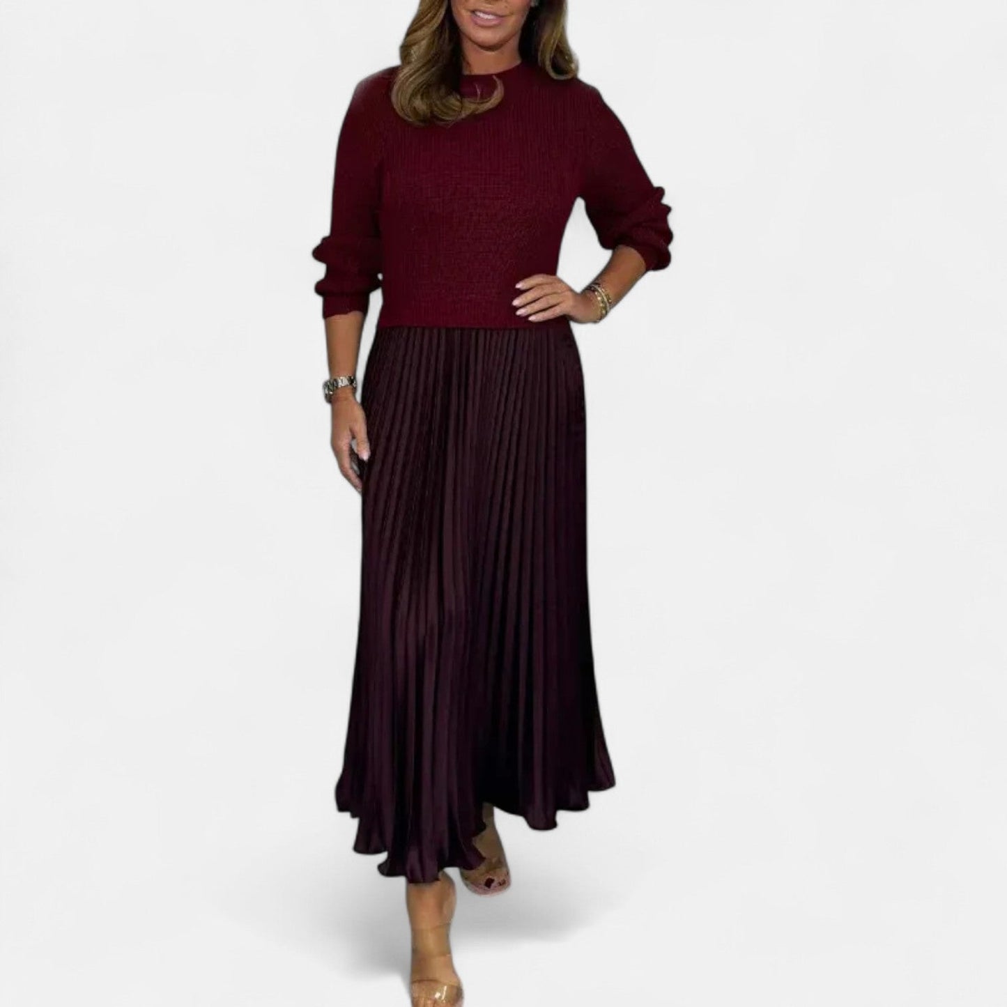 Nicole - robe longue élégante