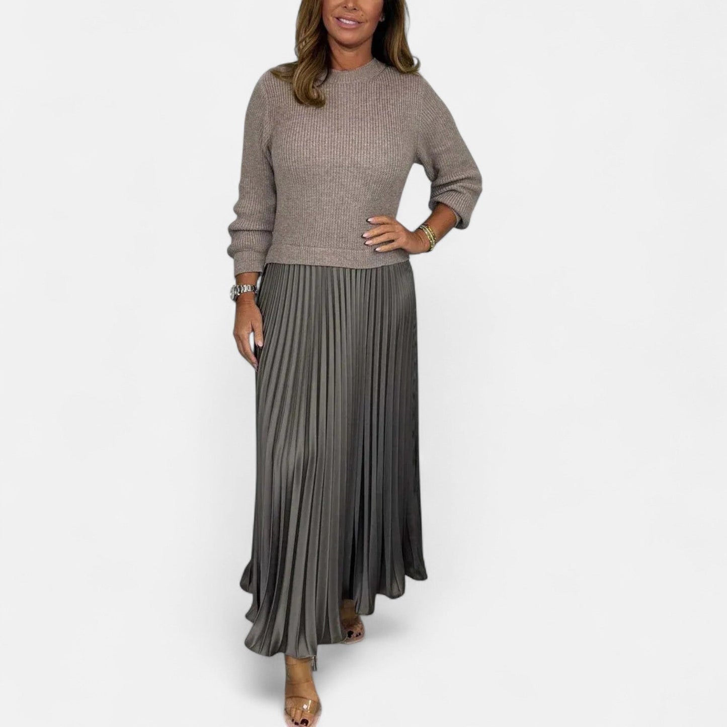 Nicole - robe longue élégante