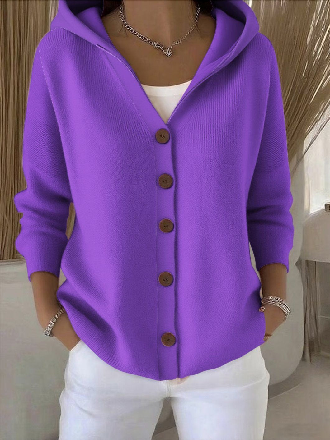 Francesca   -  cardigan elegante a maniche lunghe