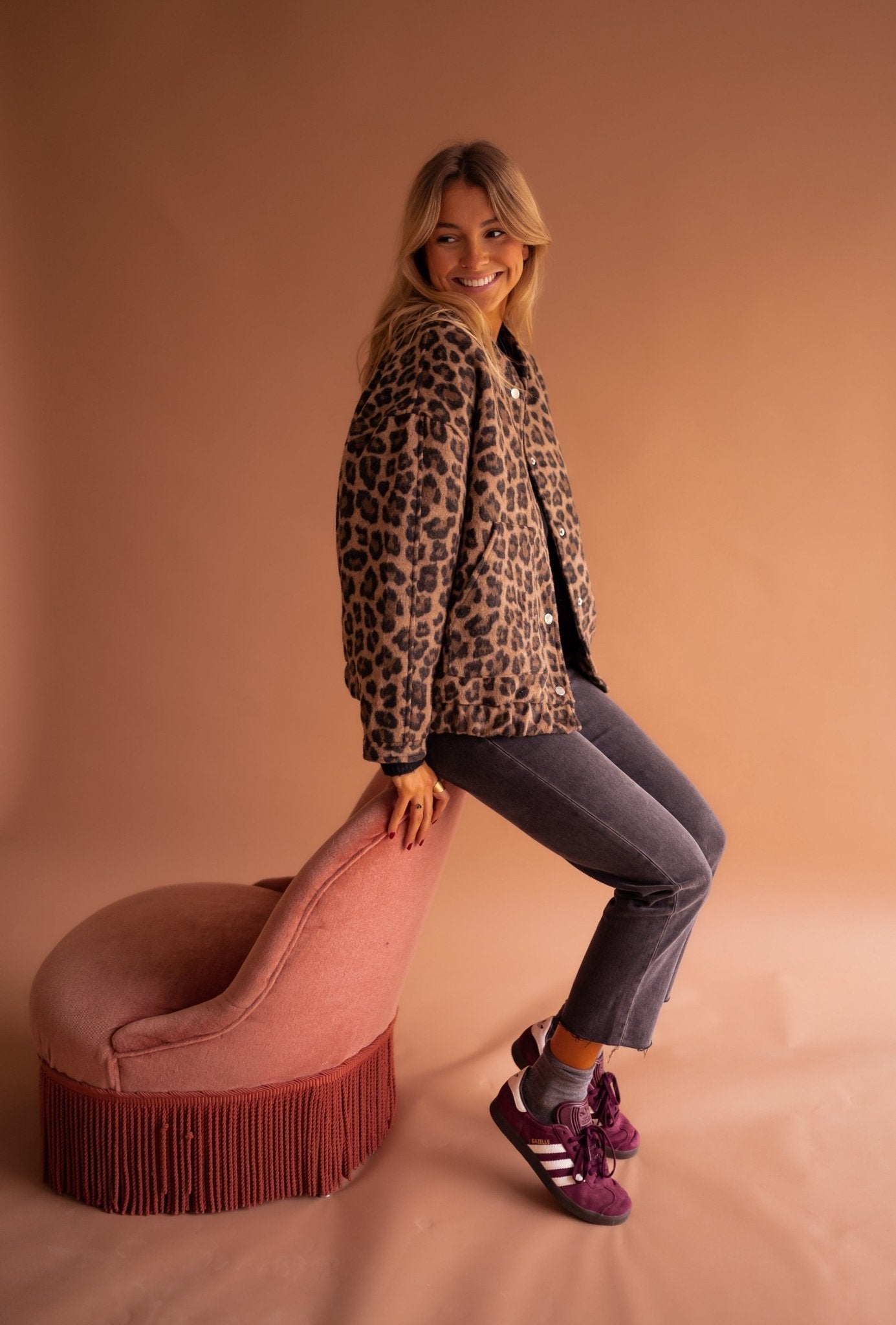 Daniela - giacca leopardata chic