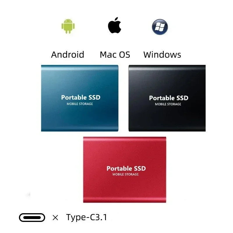 Disque SSD externe portable haute vitesse