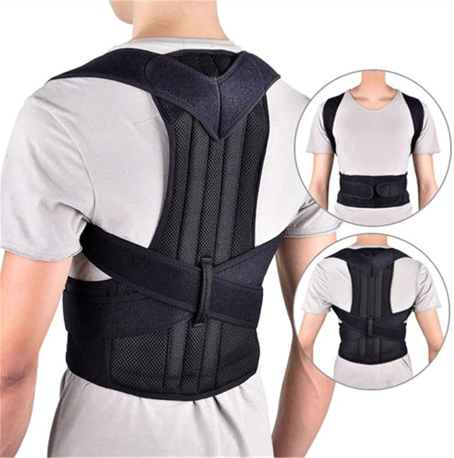 Postura – Correcteur postural respirant réglable unisexe