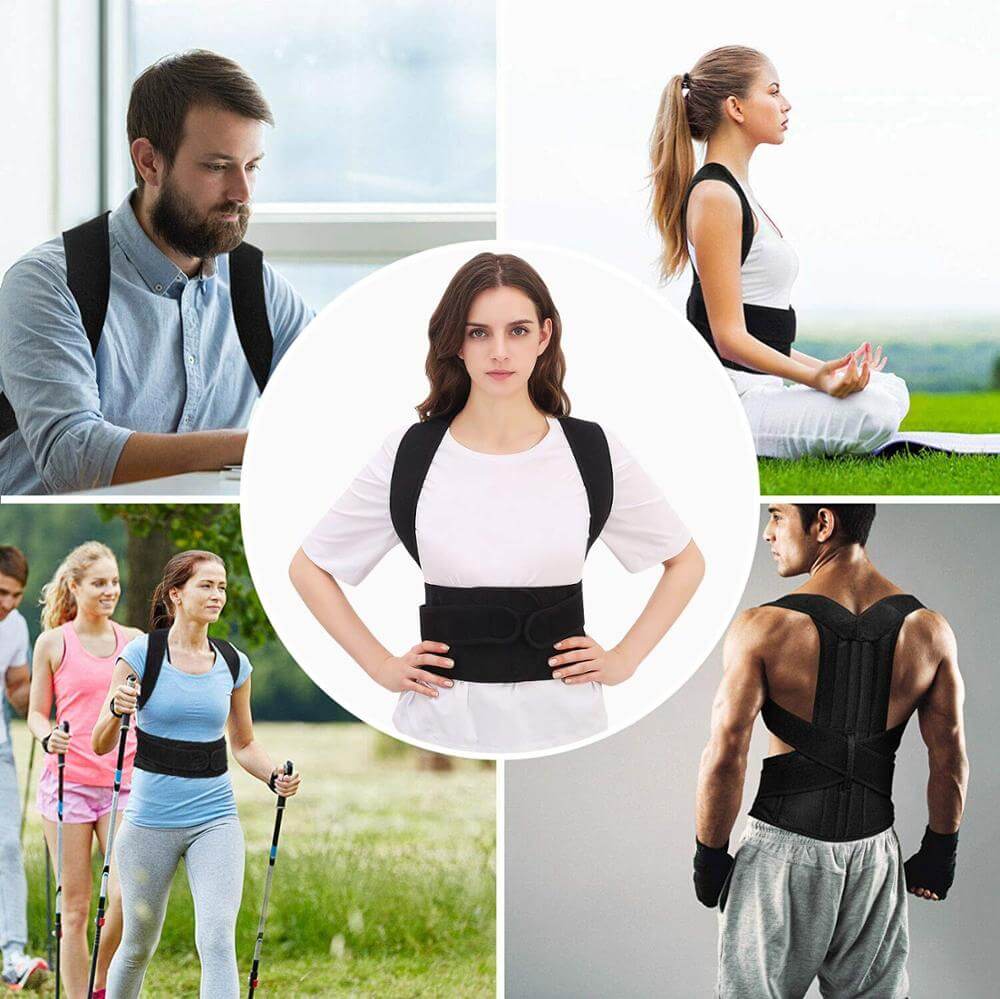 Postura – Correcteur postural respirant réglable unisexe