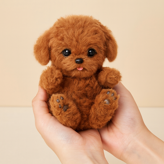 Giocattolo cane peluche realistico