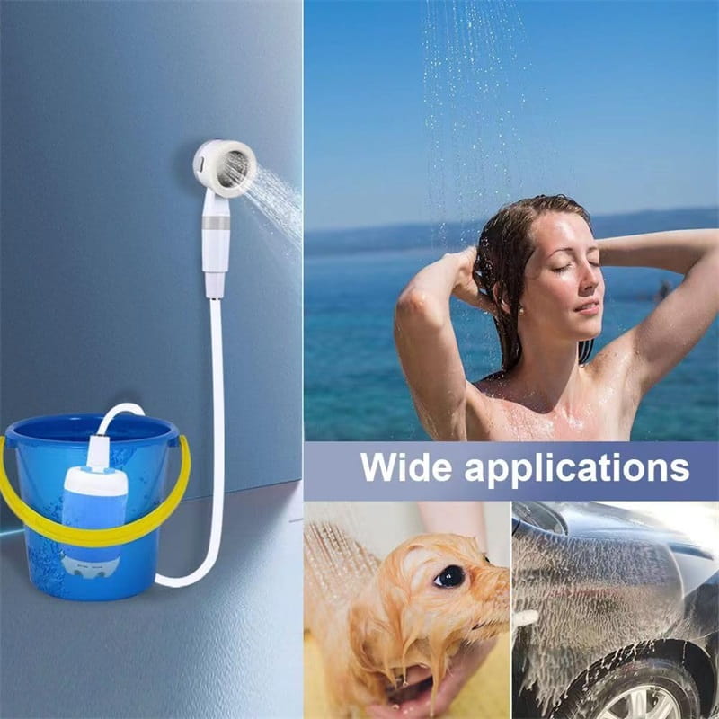 🛀 Vente chaude 50% de réduction💦 Douche portable pour camping avec pompe à eau