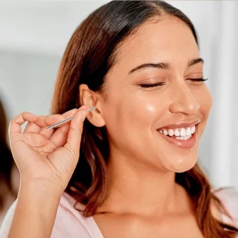 Ensemble portable de 6 pièces en acier inoxydable pour le nettoyage des oreilles