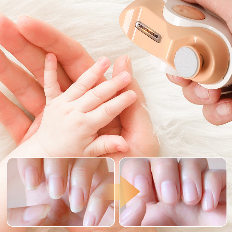 Coupe-ongles électrique 2 en 1 avec fonction polissage