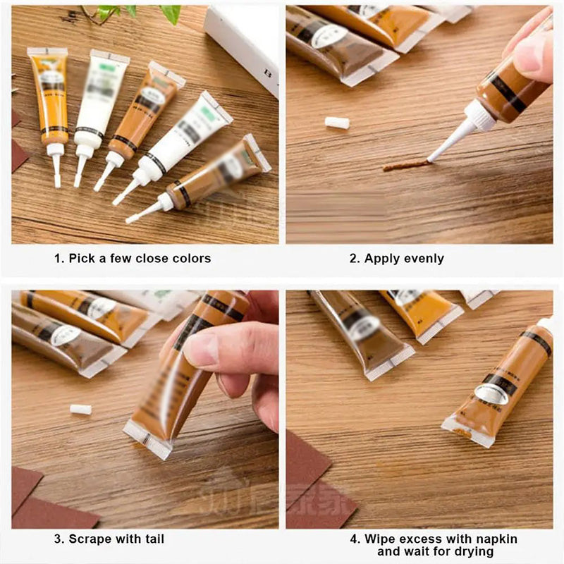 Vernis Réparateur Durable pour Rayures sur Meubles en Bois