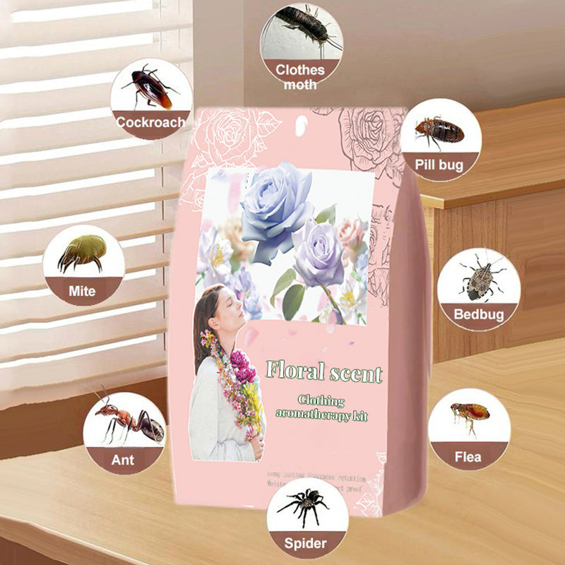 Balles de camphre florales antimoisissure et répulsives pour insectes