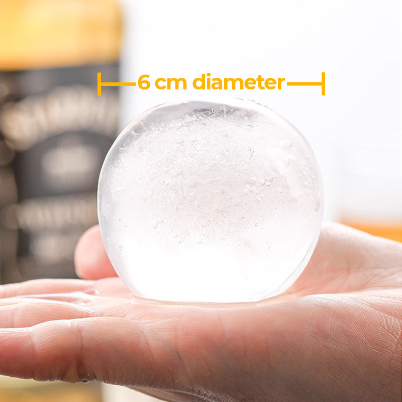 Moule portable en silicone pour glaçons sphériques