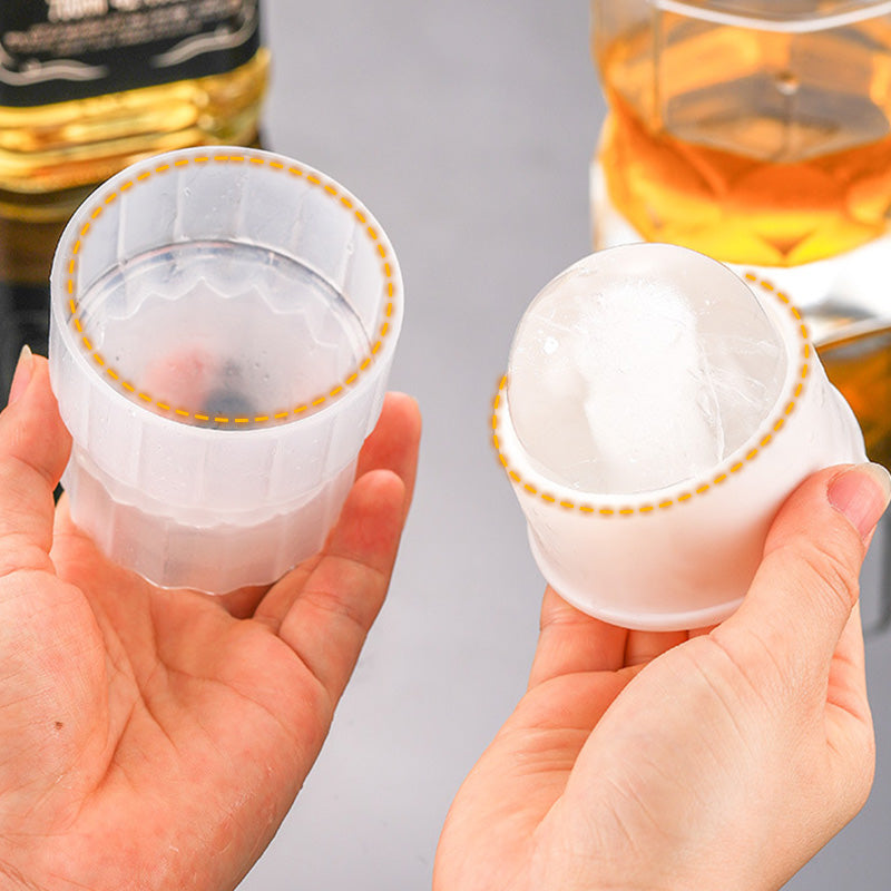 Moule portable en silicone pour glaçons sphériques