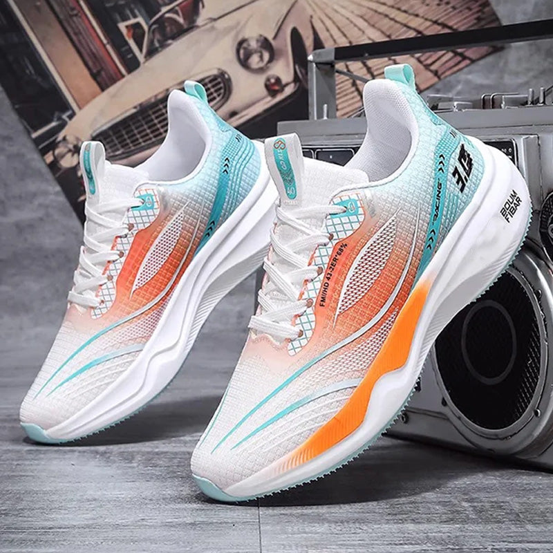Chaussures de sport décontractées respirantes avec semelle souple et amortissante
