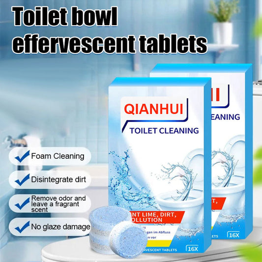 Pastilles pour le nettoyage des toilettes parfumées au citron