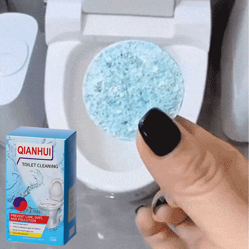 Pastilles pour le nettoyage des toilettes parfumées au citron