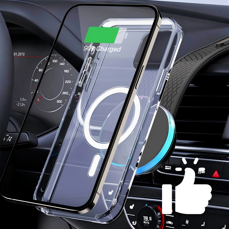 Support de voiture avec recharge rapide et bras réglable à 360°