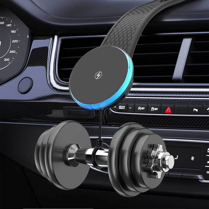 Support de voiture avec recharge rapide et bras réglable à 360°