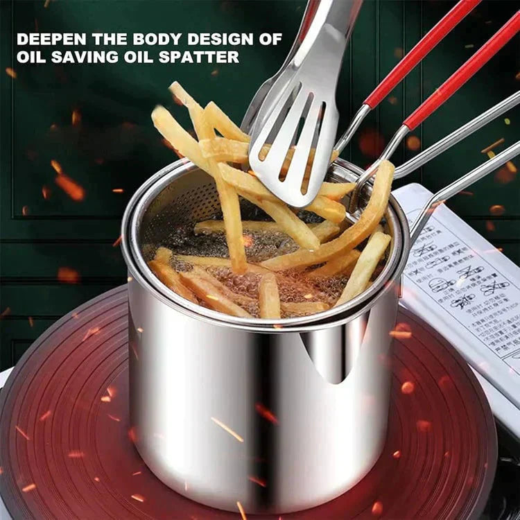 Friteuse Multifonction en Acier Inoxydable 304