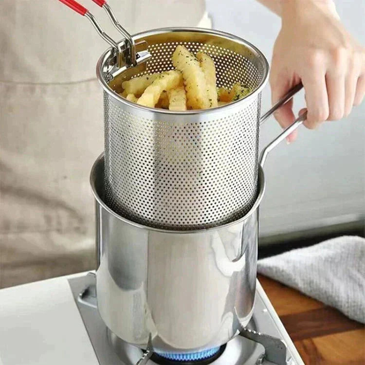 Friteuse Multifonction en Acier Inoxydable 304