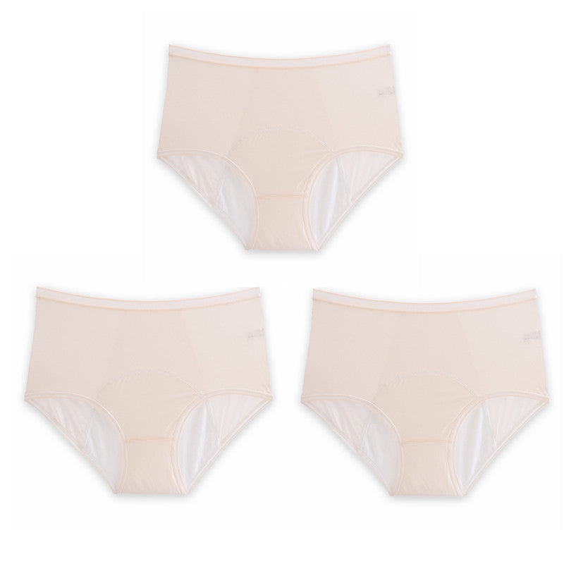 Culotte en soie glacée anti-fuites taille haute Plus