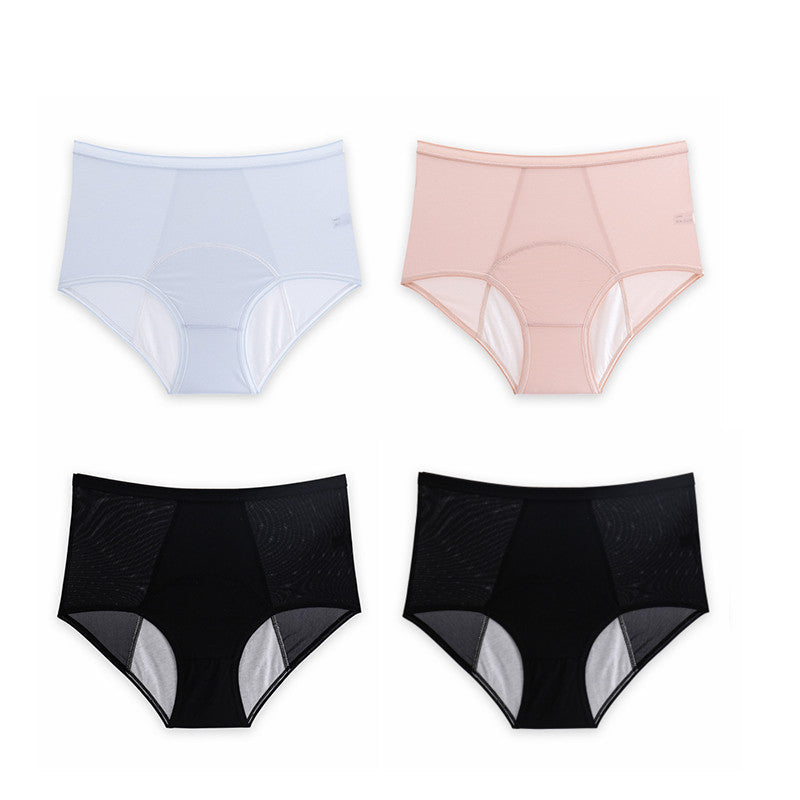 Culotte en soie glacée anti-fuites taille haute Plus