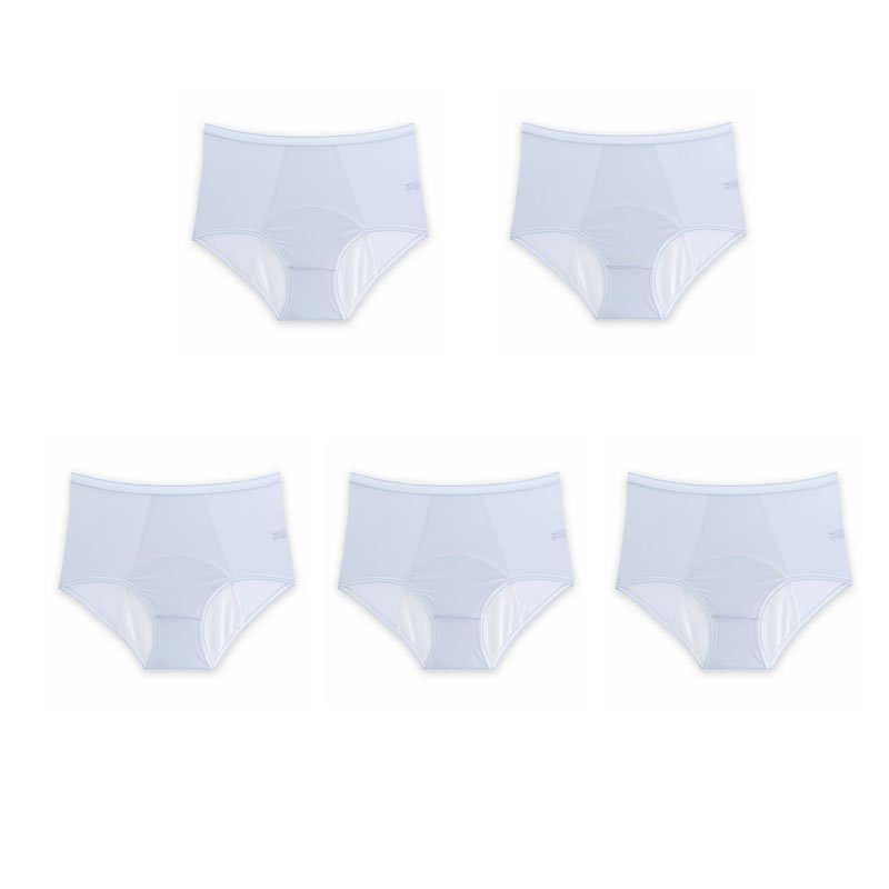 Culotte en soie glacée anti-fuites taille haute Plus