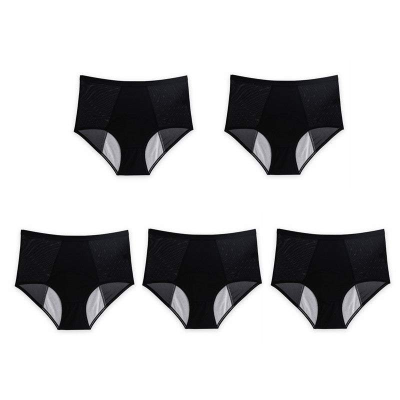 Culotte en soie glacée anti-fuites taille haute Plus
