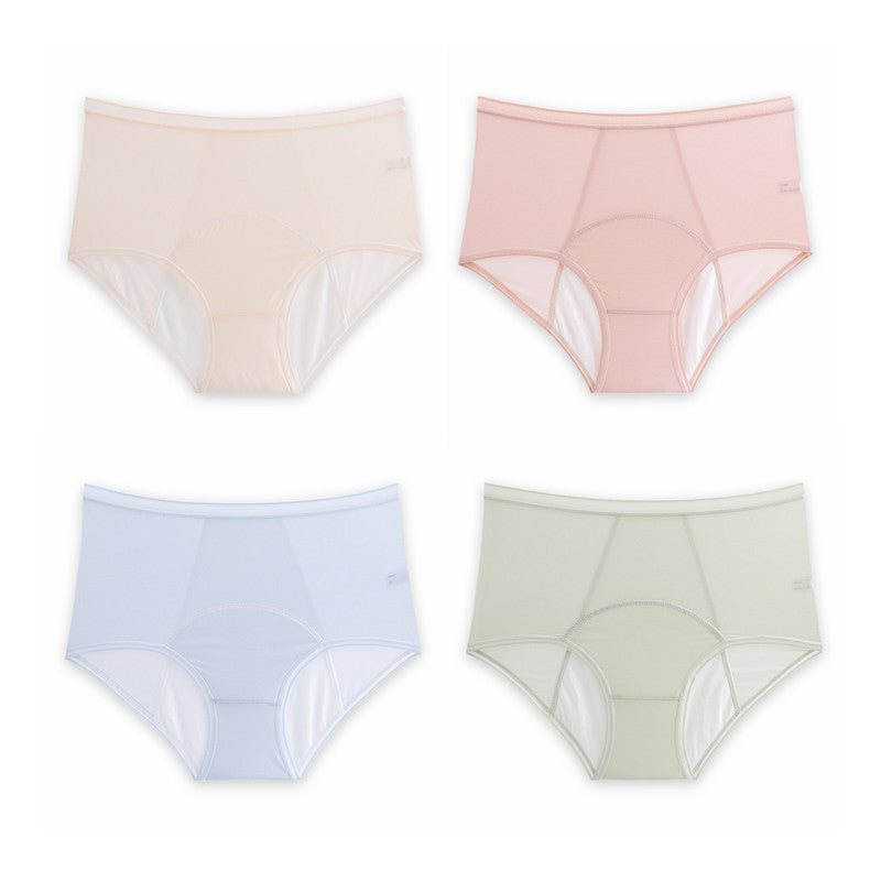 Culotte en soie glacée anti-fuites taille haute Plus