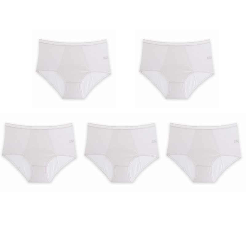 Culotte en soie glacée anti-fuites taille haute Plus