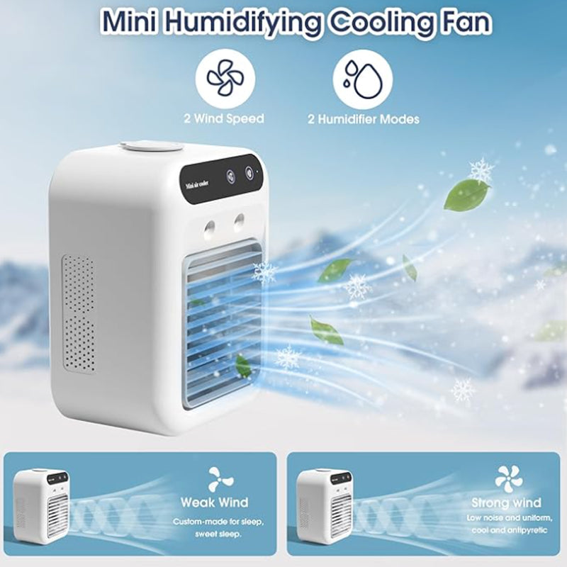❄️Mini climatiseur portable avec fonction de refroidissement et d'humidification