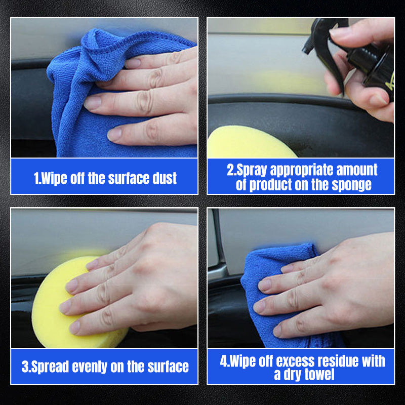 🔥Agente Rivestente Cristallino per il Rinnovo delle Parti in Plastica degli Interni Auto✨