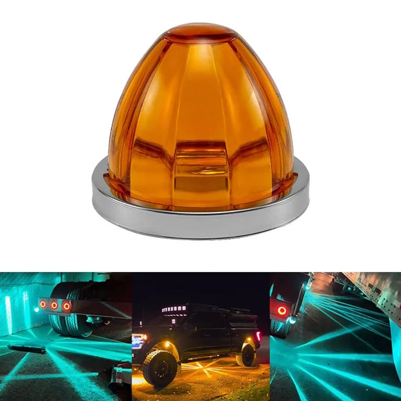 Feux de signalisation latéraux LED en forme de pastèque pour camions et remorques