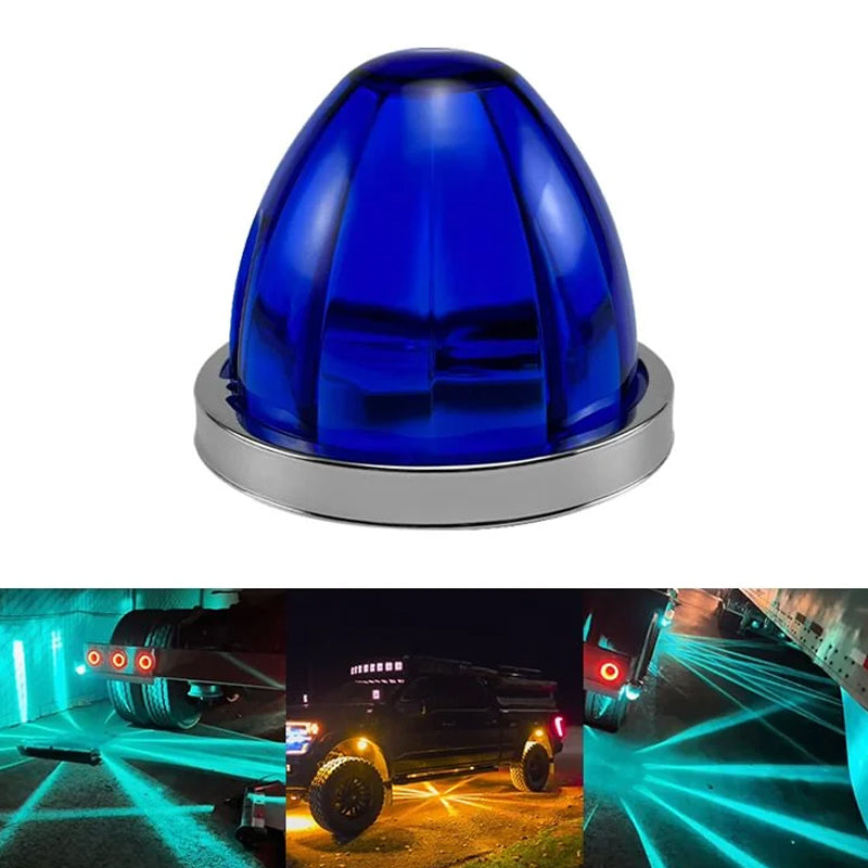 Feux de signalisation latéraux LED en forme de pastèque pour camions et remorques