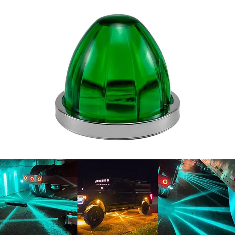 Feux de signalisation latéraux LED en forme de pastèque pour camions et remorques