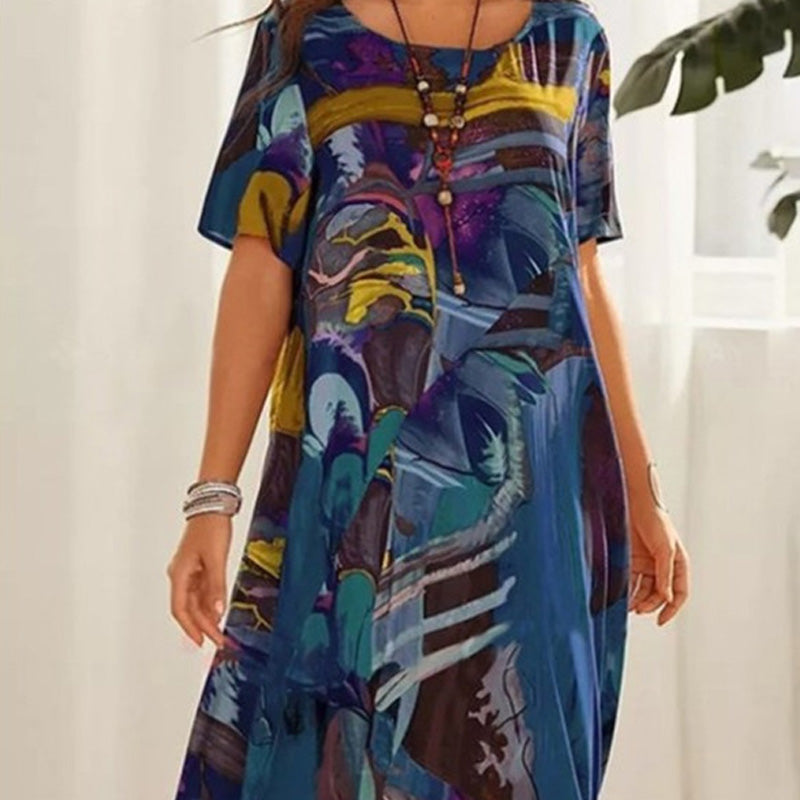 🎉Promozione dell'ultimo giorno - 50% di sconto💃Elegante abito in seta di gelso