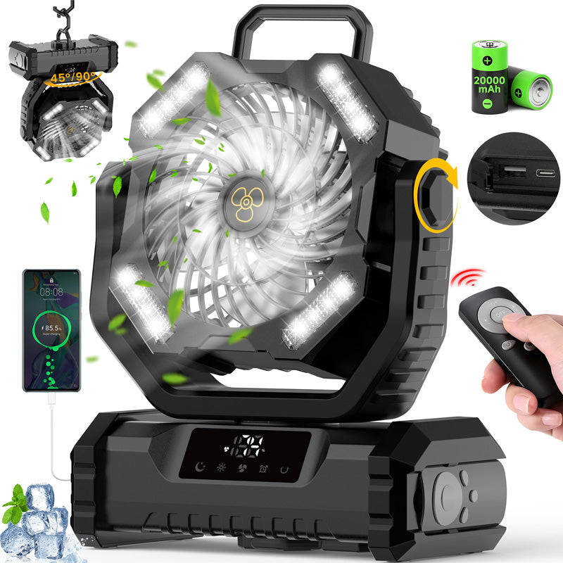 🔥 Vendita calda 50% OFF🎁 Ventilatore oscillante portatile con telecomando