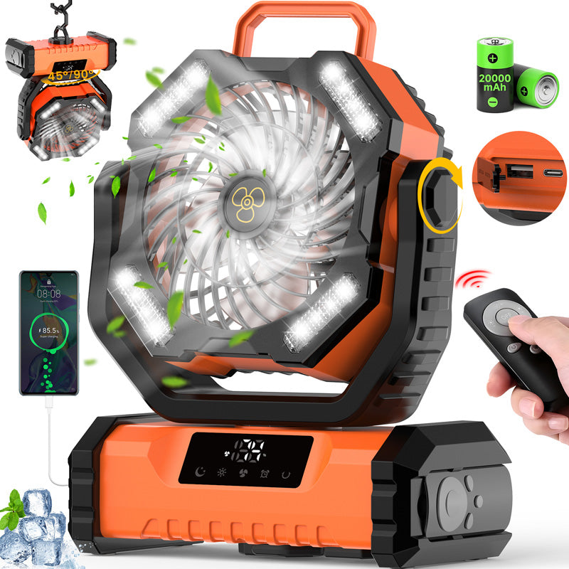 🔥 Vendita calda 50% OFF🎁 Ventilatore oscillante portatile con telecomando