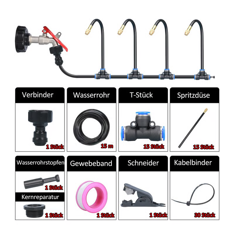 🔥Ultimo giorno di sconto del 50%✨🌱Sistema di irrigazione automatico da giard