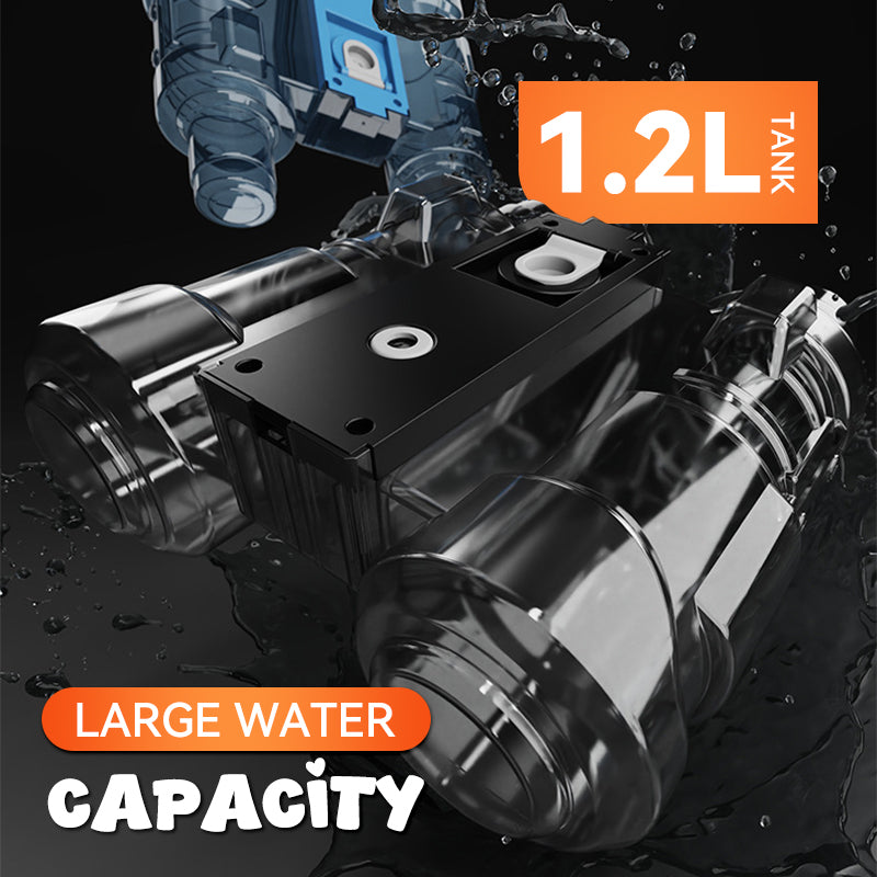 Pistola ad Acqua Elettrica Gatling con Effetti di Luce e Fumo