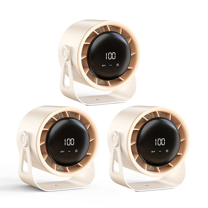 Ventilateur portable rechargeable de bureau