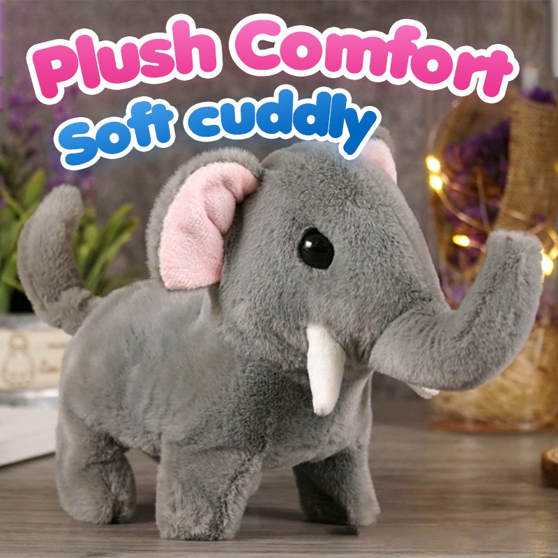 Peluche en forme d'animal marchant charmant