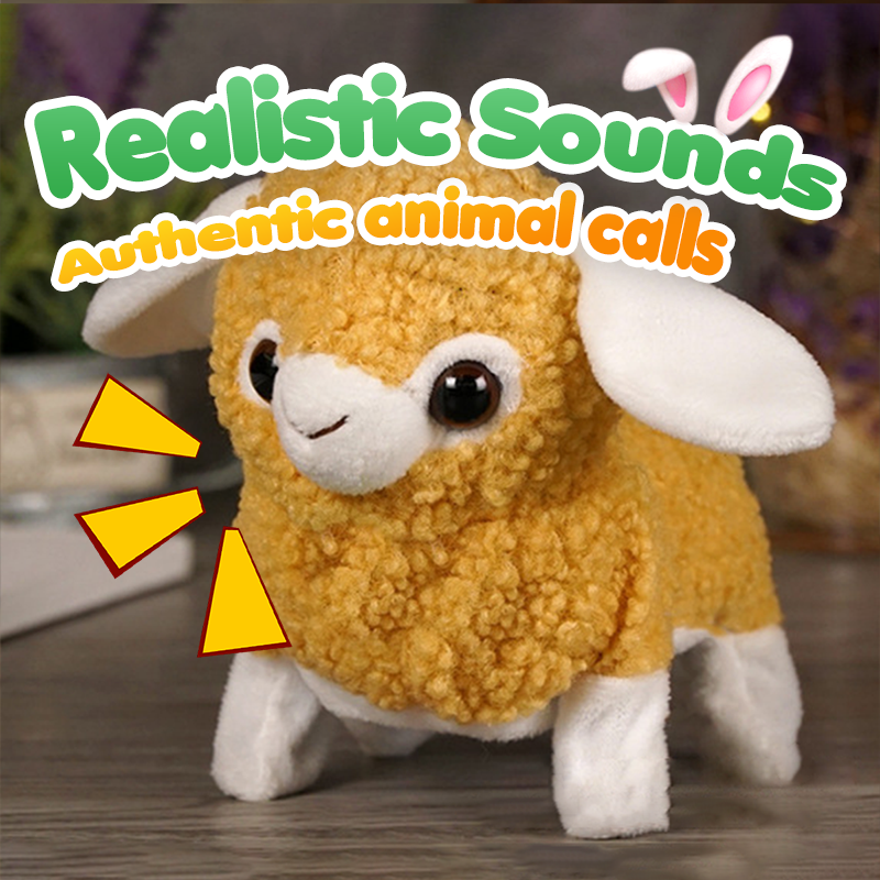 Peluche en forme d'animal marchant charmant