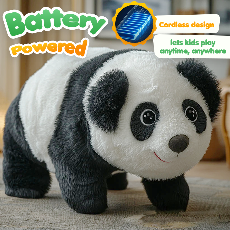Peluche en forme d'animal marchant charmant