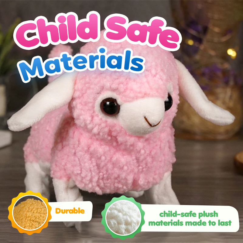 Peluche en forme d'animal marchant charmant