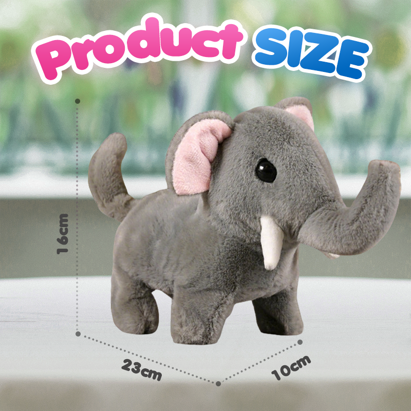 Peluche en forme d'animal marchant charmant