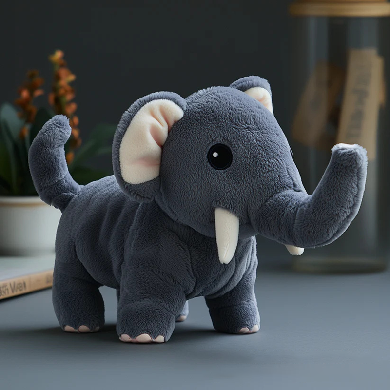 Peluche en forme d'animal marchant charmant