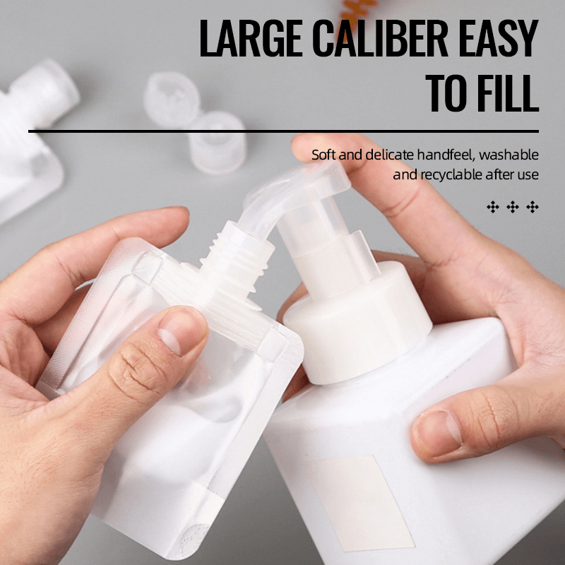 (🌷Super pratico roba) portatile viaggio fluido trucco sacchetto di imballaggio (10 Pz）