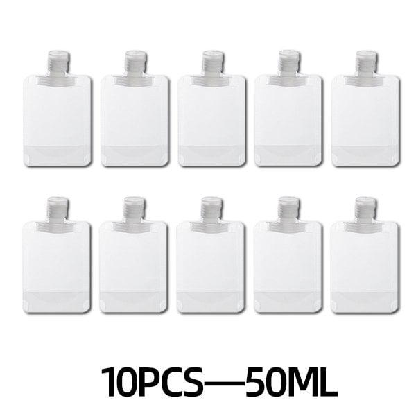 (🌷Super pratico roba) portatile viaggio fluido trucco sacchetto di imballaggio (10 Pz）